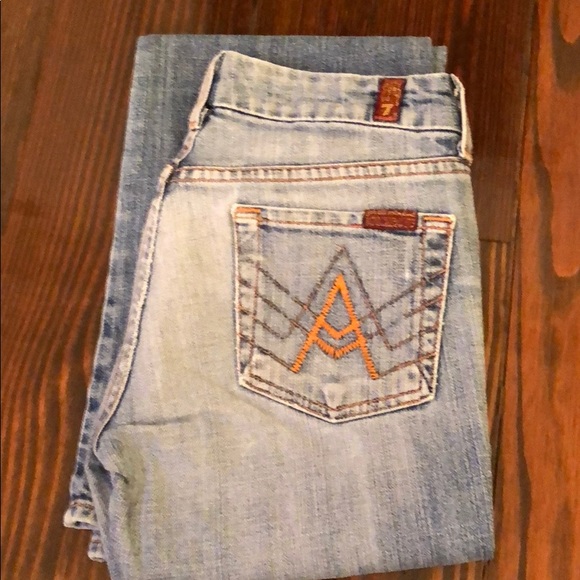 7 For All Mankind Denim - 7 for all mankind jeans size 25